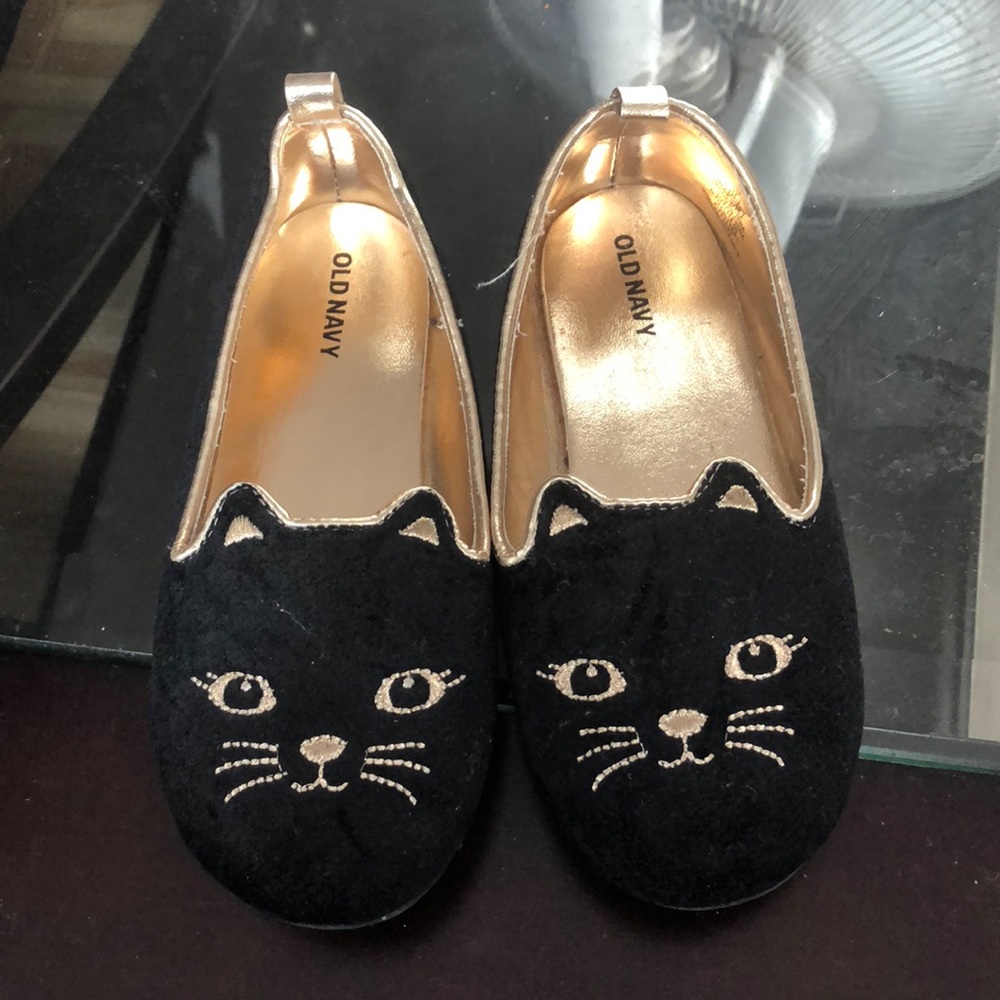 Toddler Girls Kitty Flats Size 11